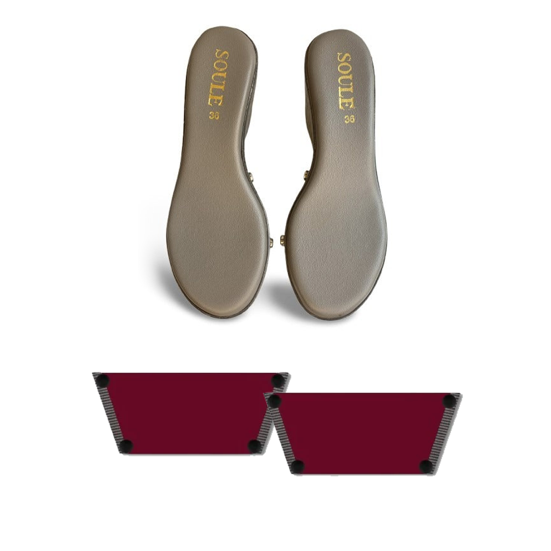 Crimson Majesty (1 sole + 1 strap)