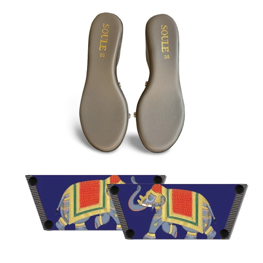 Majestic Elephant (1 sole + 1 strap)