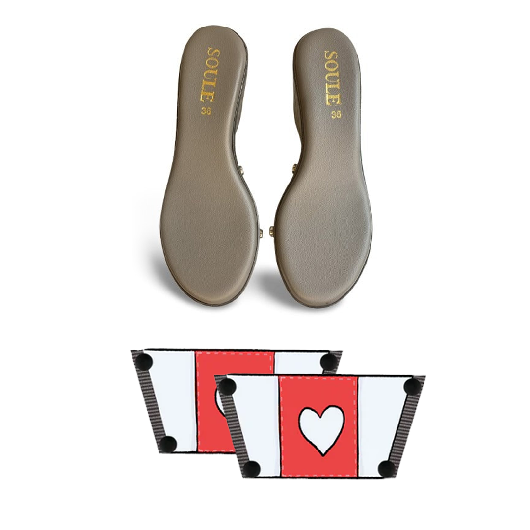 Love Pop Combo (1 sole + 1 strap)