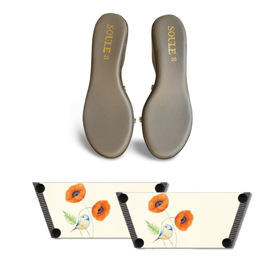 Tiny Bird (1 sole + 1 strap)