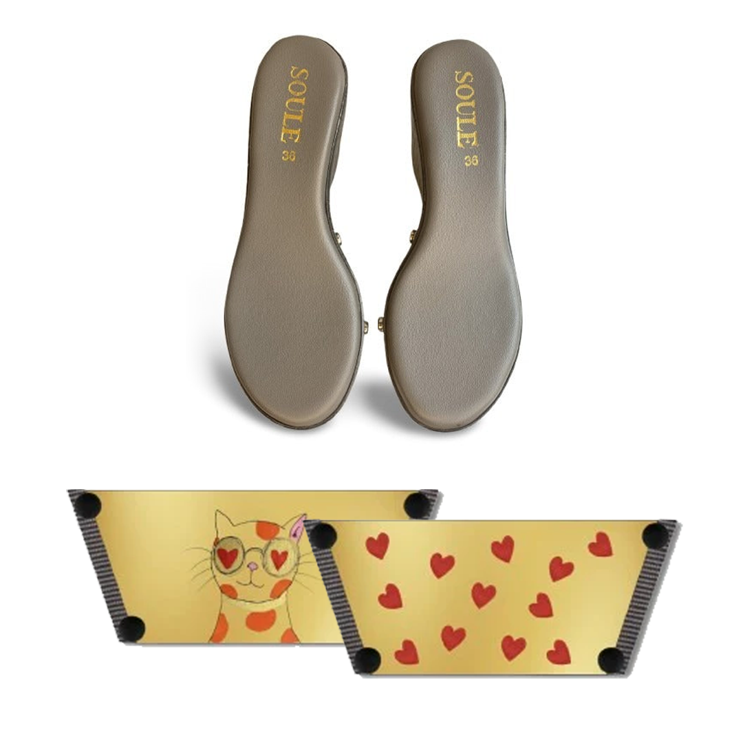 Purr-fectly Adorable (1 sole + 1 strap)