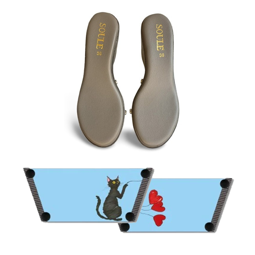 Purr fect Cat (1 sole + 1 strap)