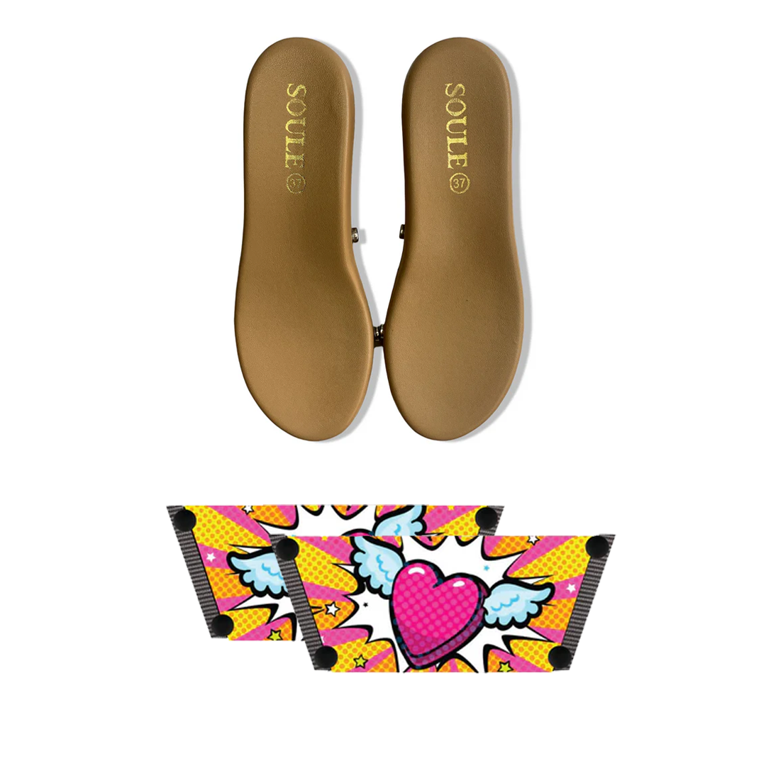 Heart Wings Combo (1 sole + 1 strap)