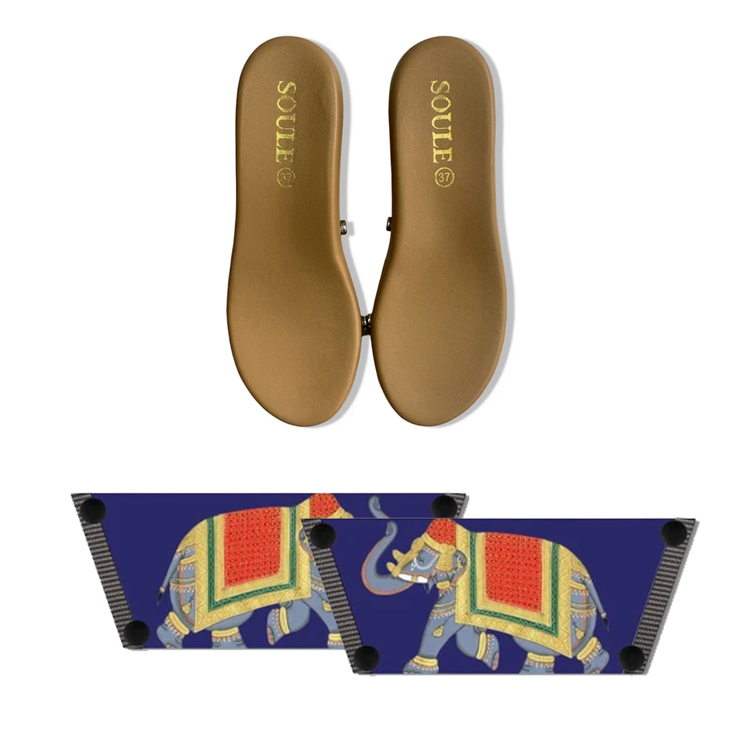 Majestic Elephant (1 sole + 1 strap)