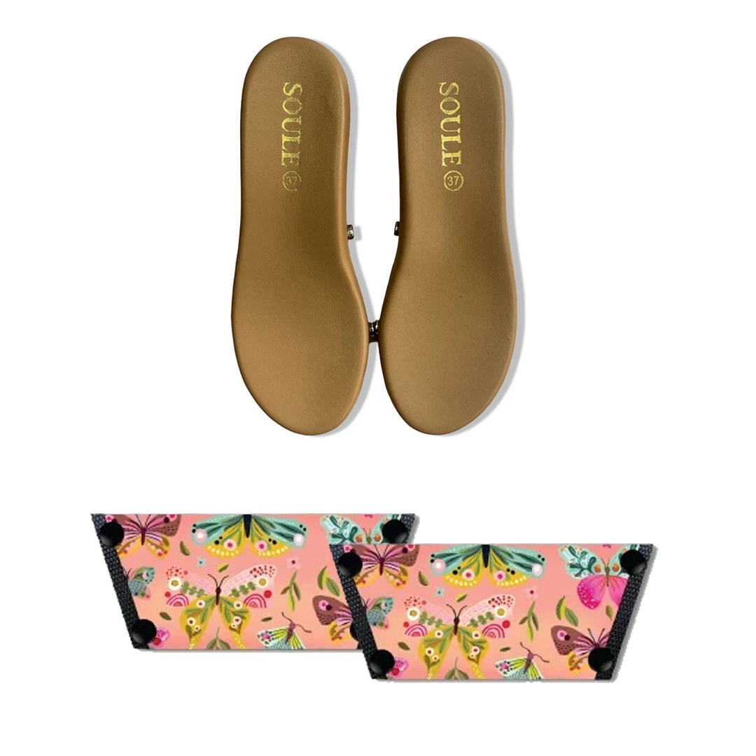 Whimsical Butterfly Women (1 sole + 1 strap)