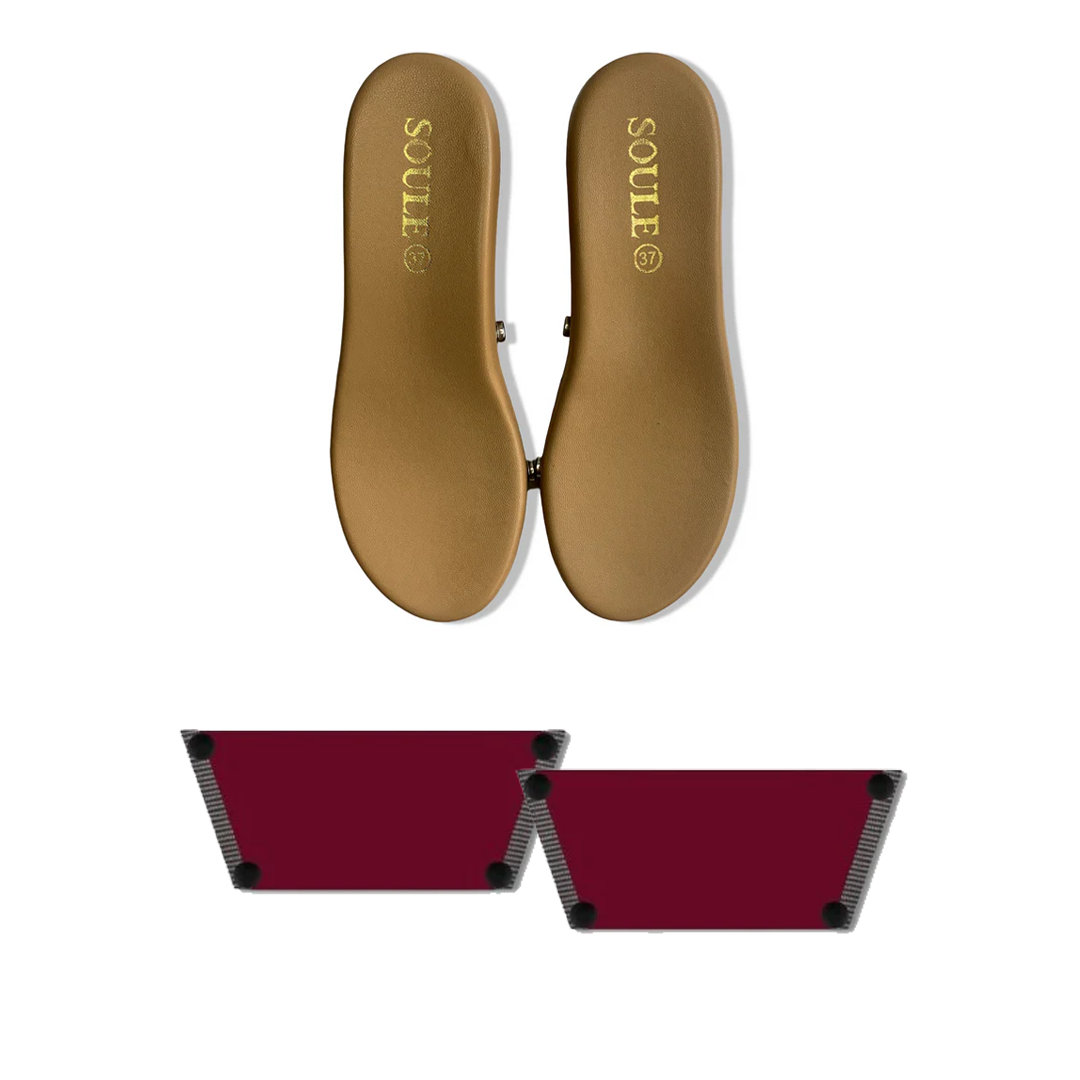 Crimson Majesty (1 sole + 1 strap)