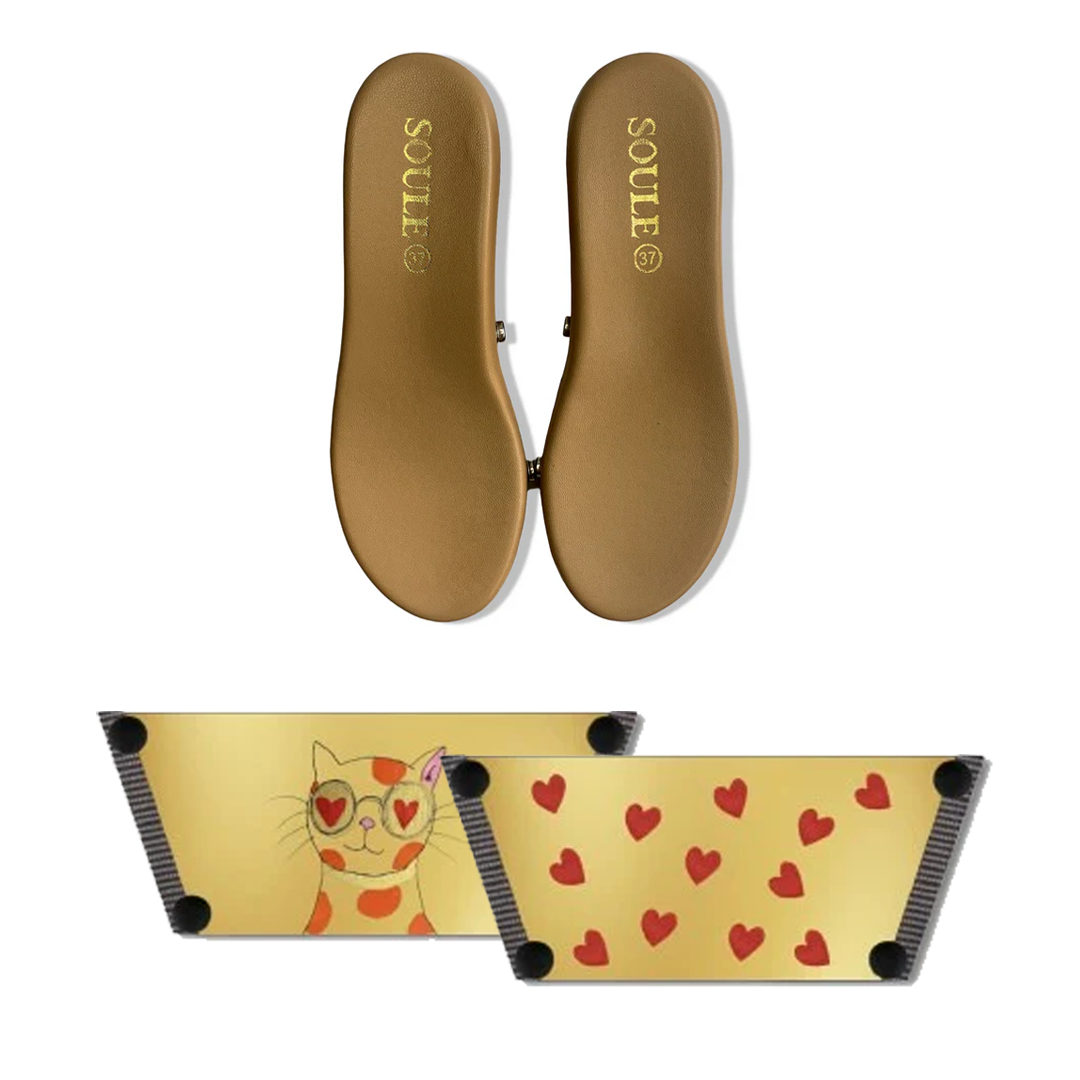 Purr-fectly Adorable (1 sole + 1 strap)