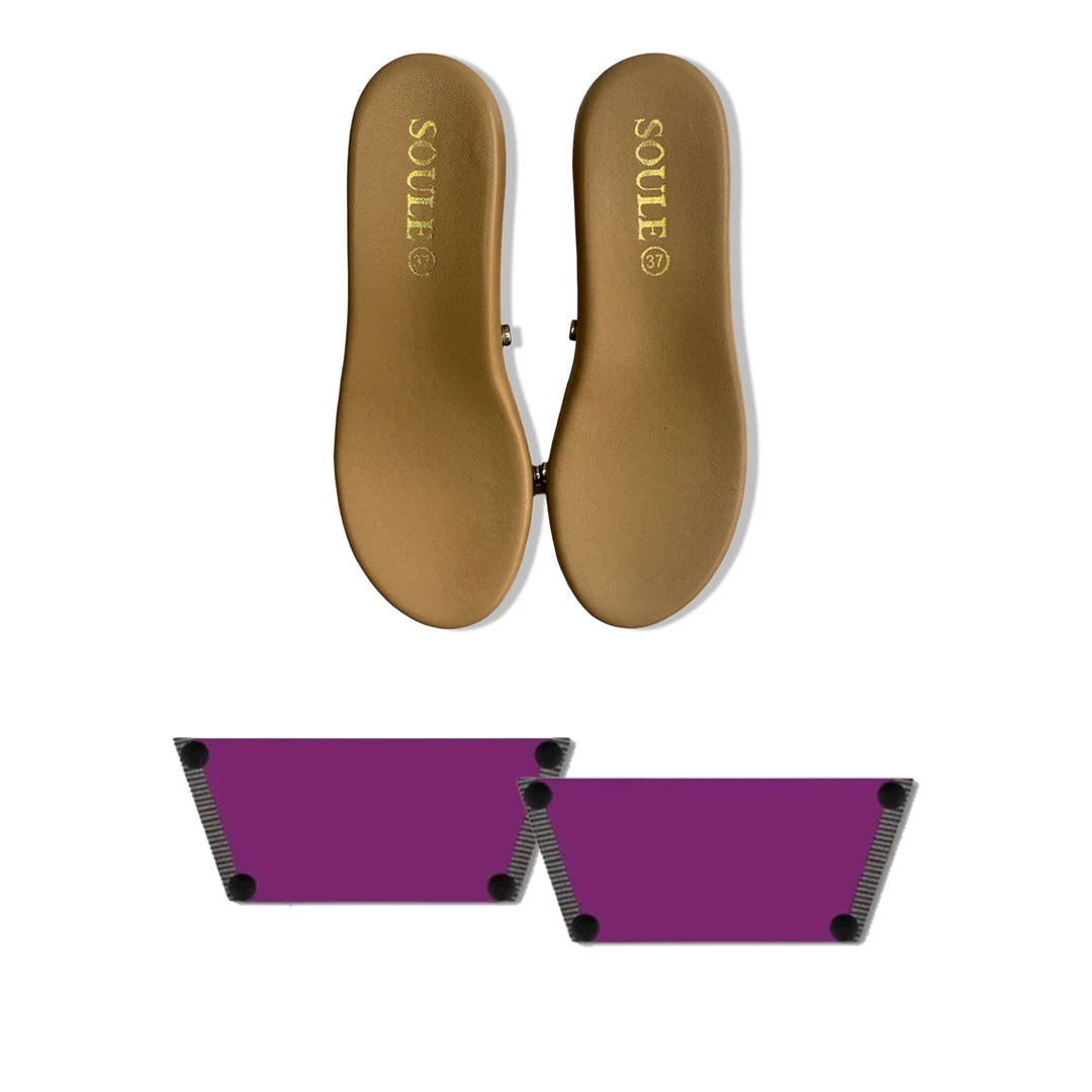 Royal Amethyst (1 sole + 1 strap)