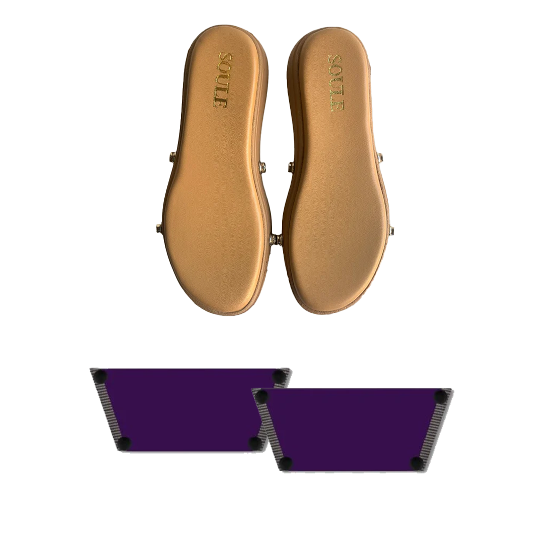 Midnight Plum (1 sole + 1 strap)