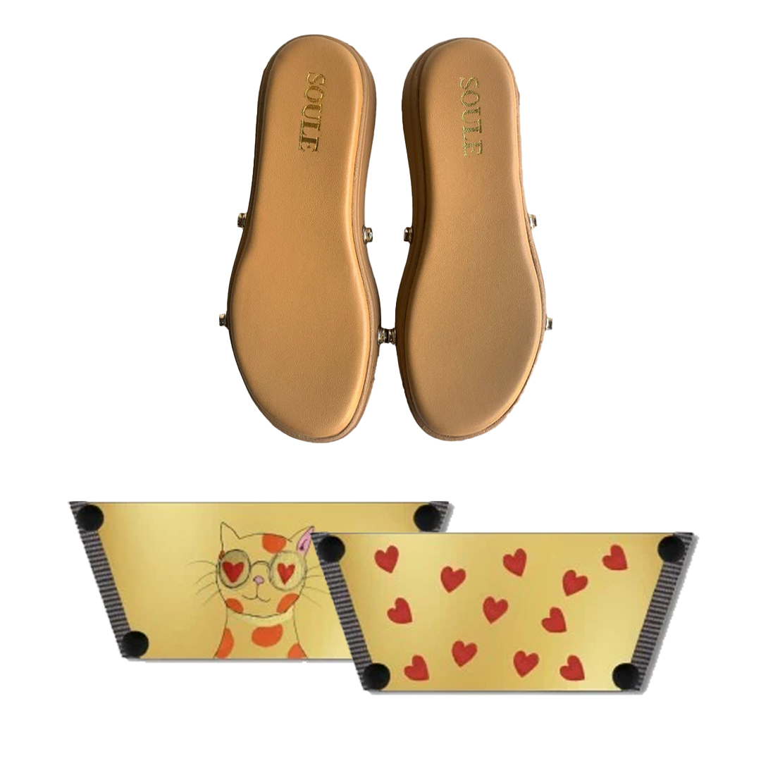 Purr-fectly Adorable (1 sole + 1 strap)