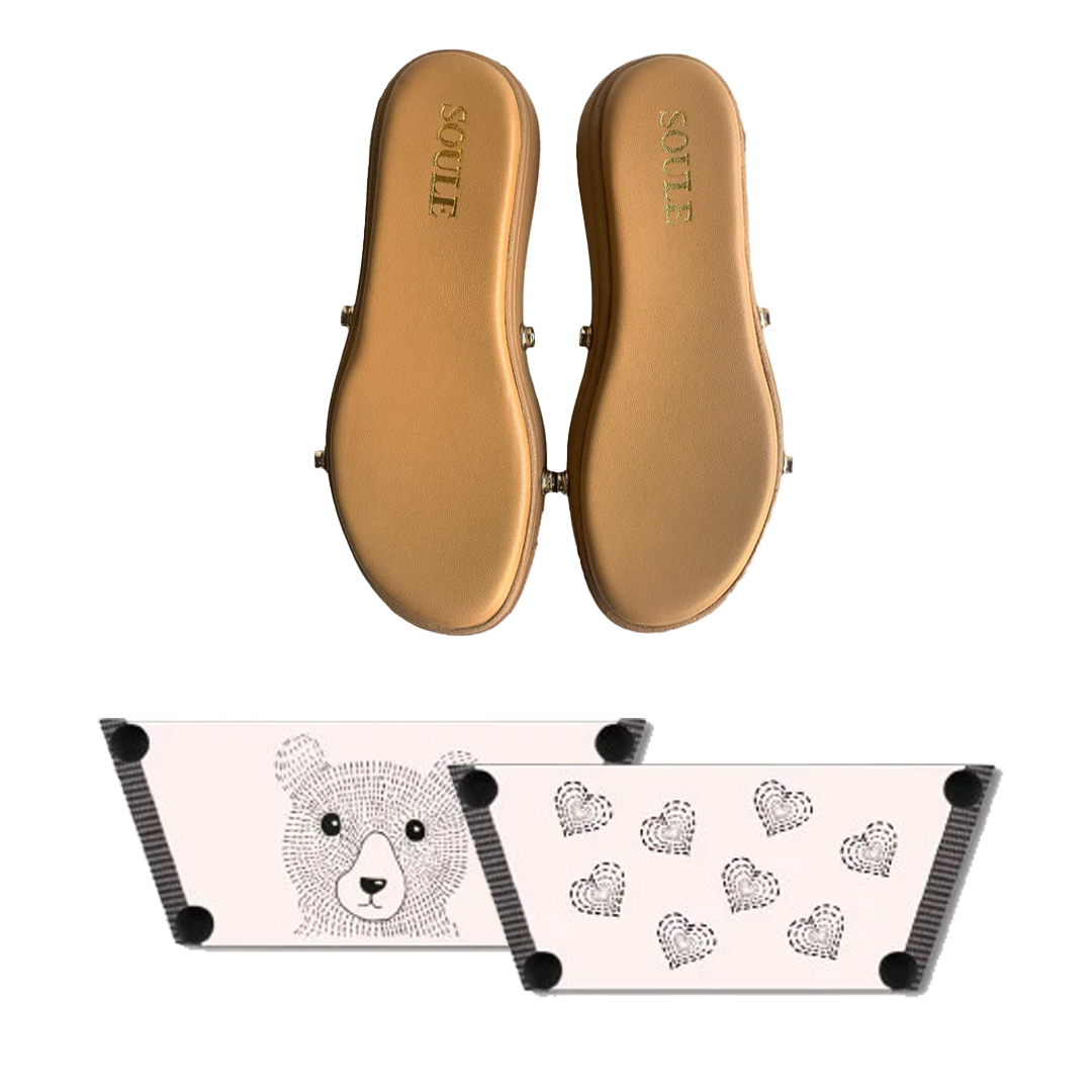 Cute Bear (1 sole + 1 strap)