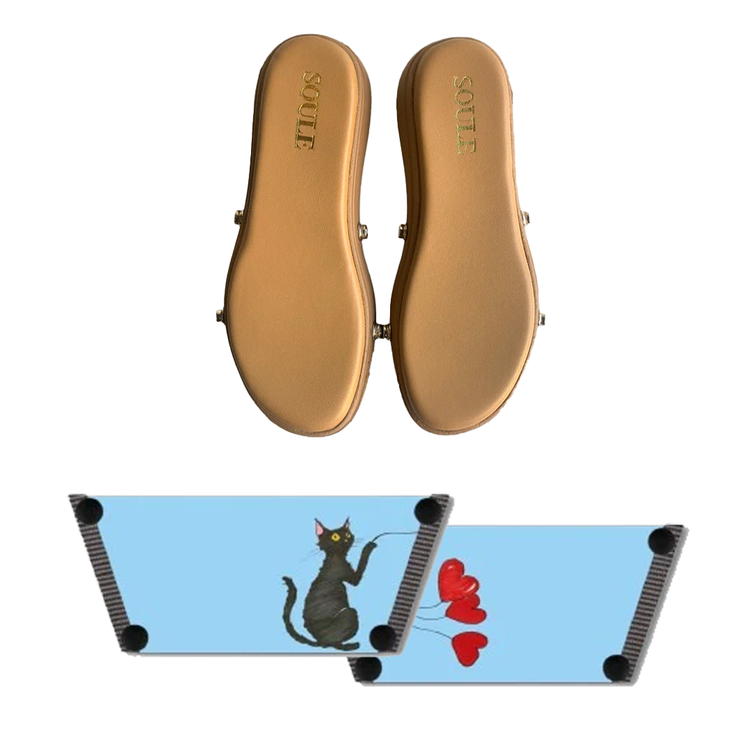 Purr fect Cat (1 sole + 1 strap)