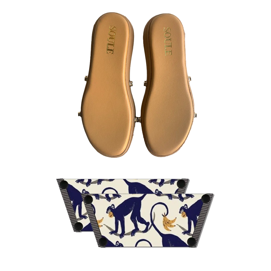 Playful Primate (1 sole + 1 strap)