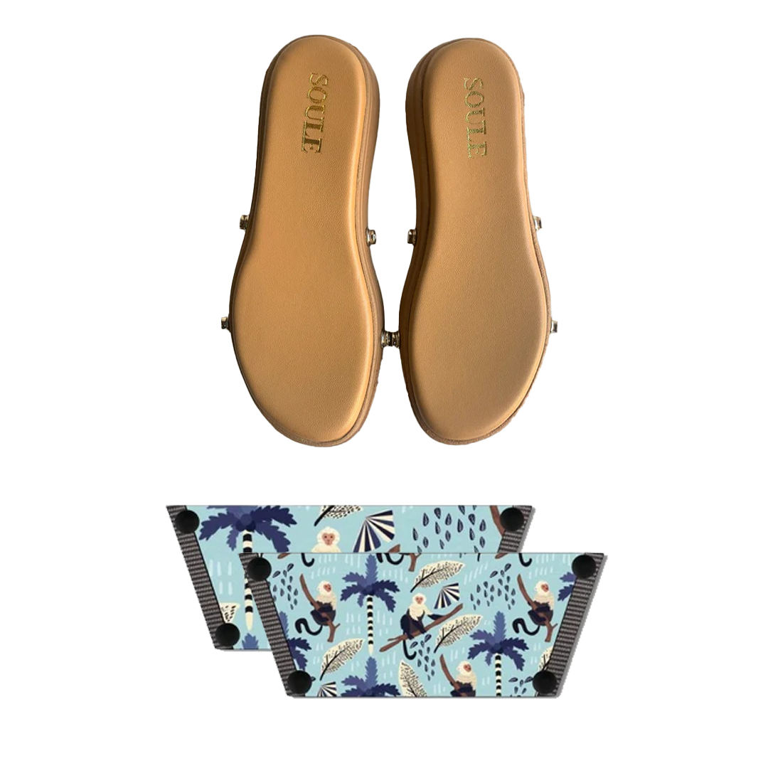 Playful Monkey Combo (1 sole + 1 strap)