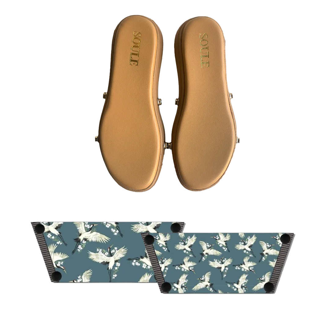 Earthy Birds Women (1 sole + 1 strap)