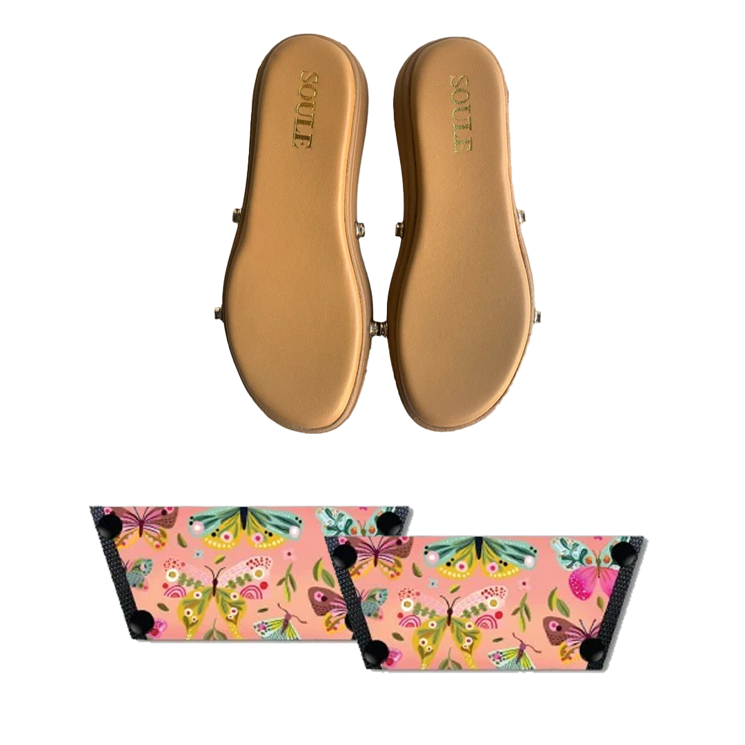 Whimsical Butterfly Women (1 sole + 1 strap)