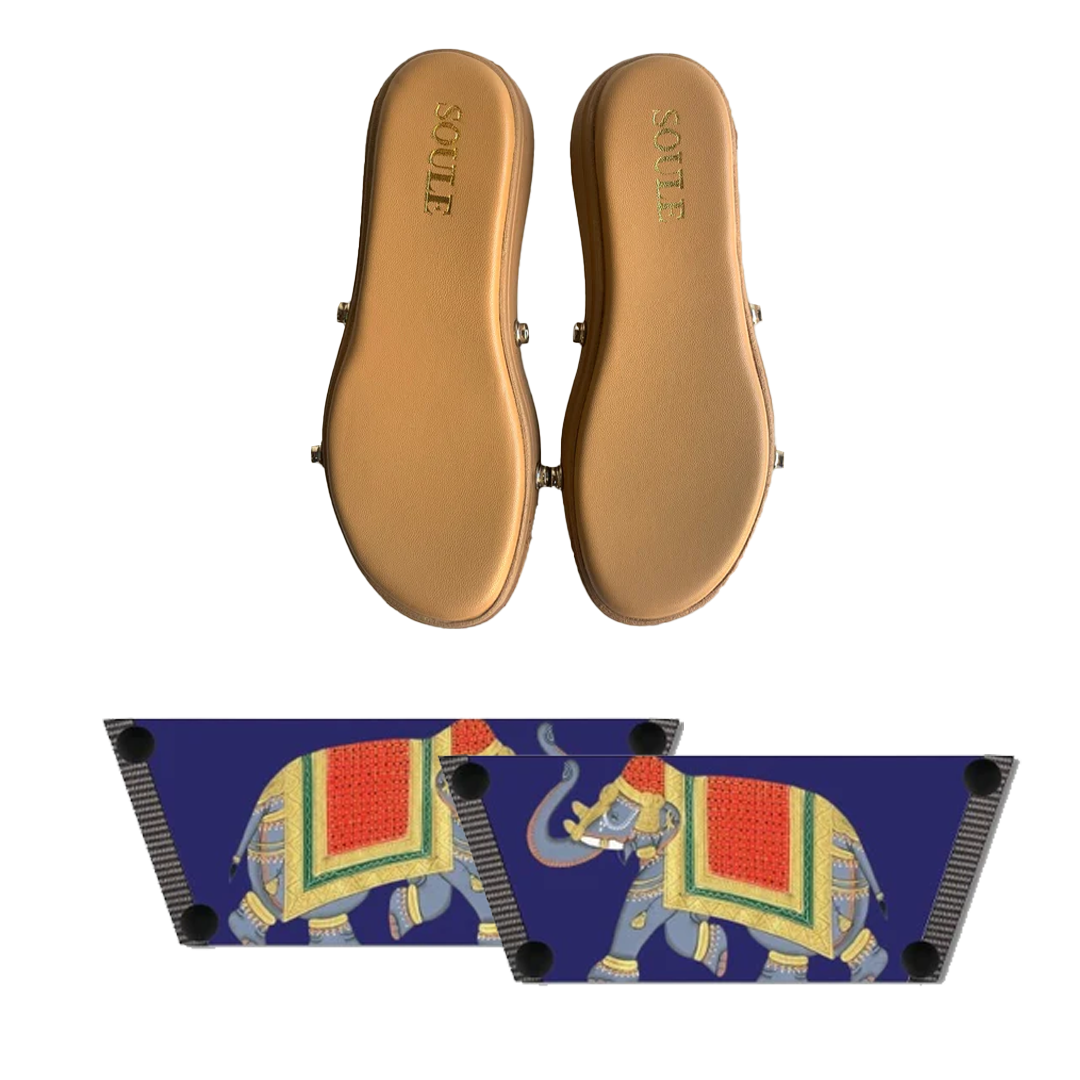 Majestic Elephant (1 sole + 1 strap)