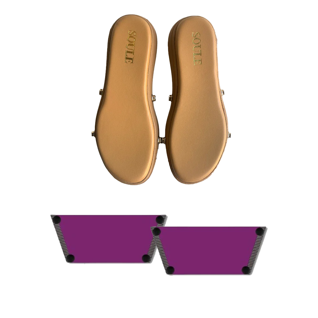 Royal Amethyst (1 sole + 1 strap)