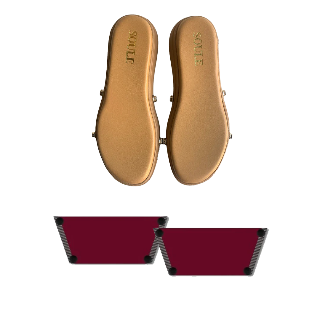 Crimson Majesty (1 sole + 1 strap)