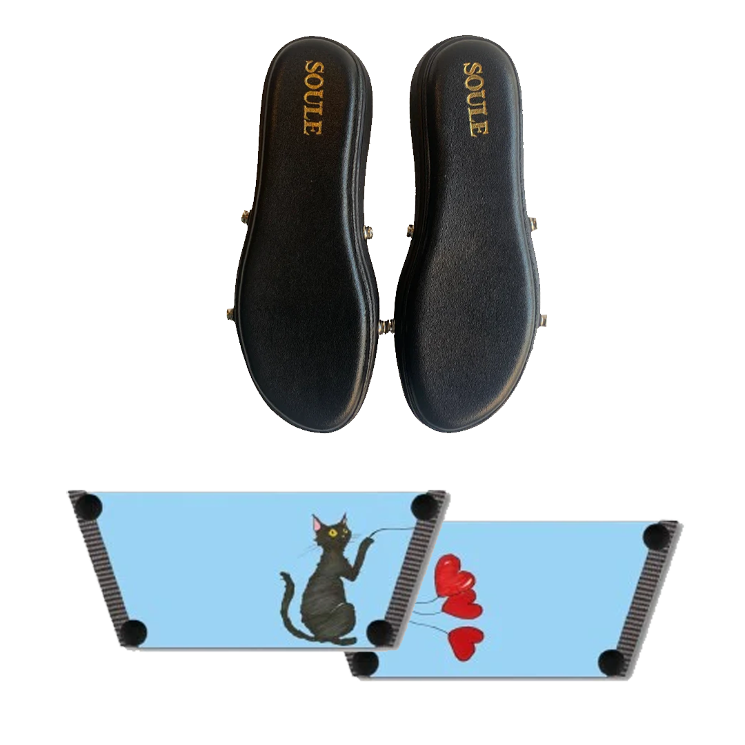 Purr fect Cat (1 sole + 1 strap)