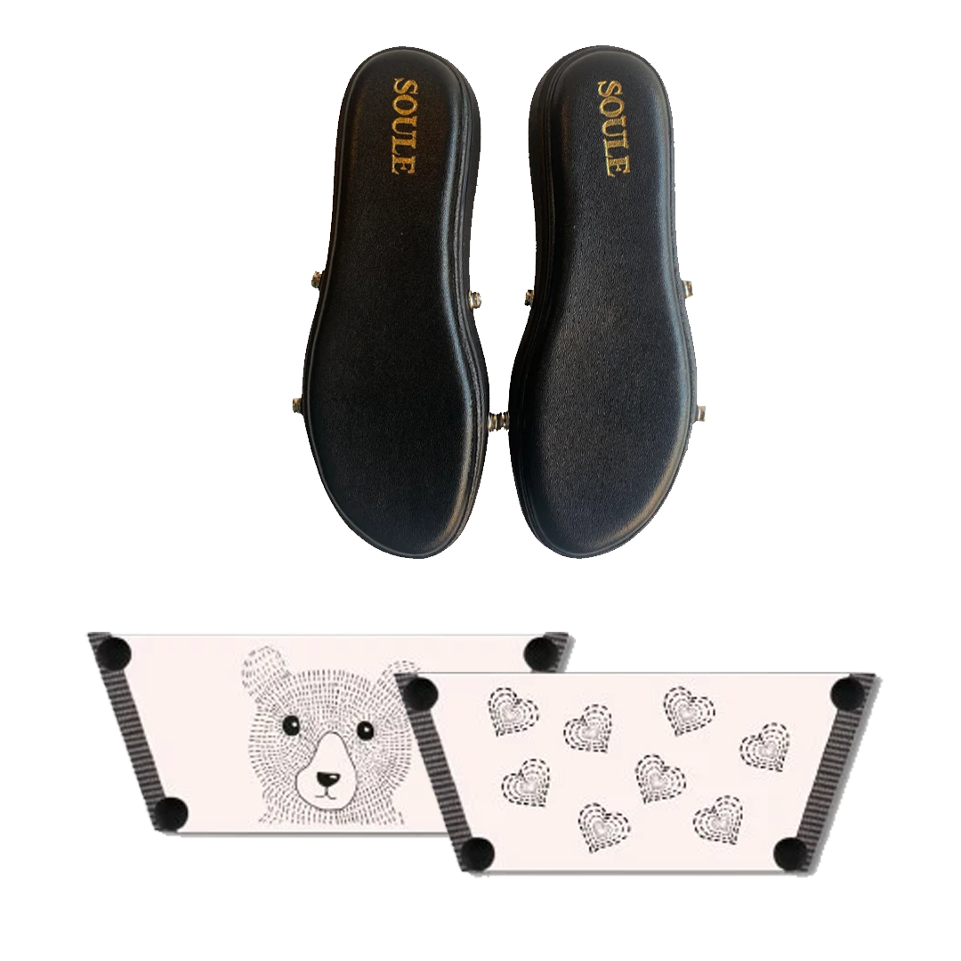 Cute Bear (1 sole + 1 strap)