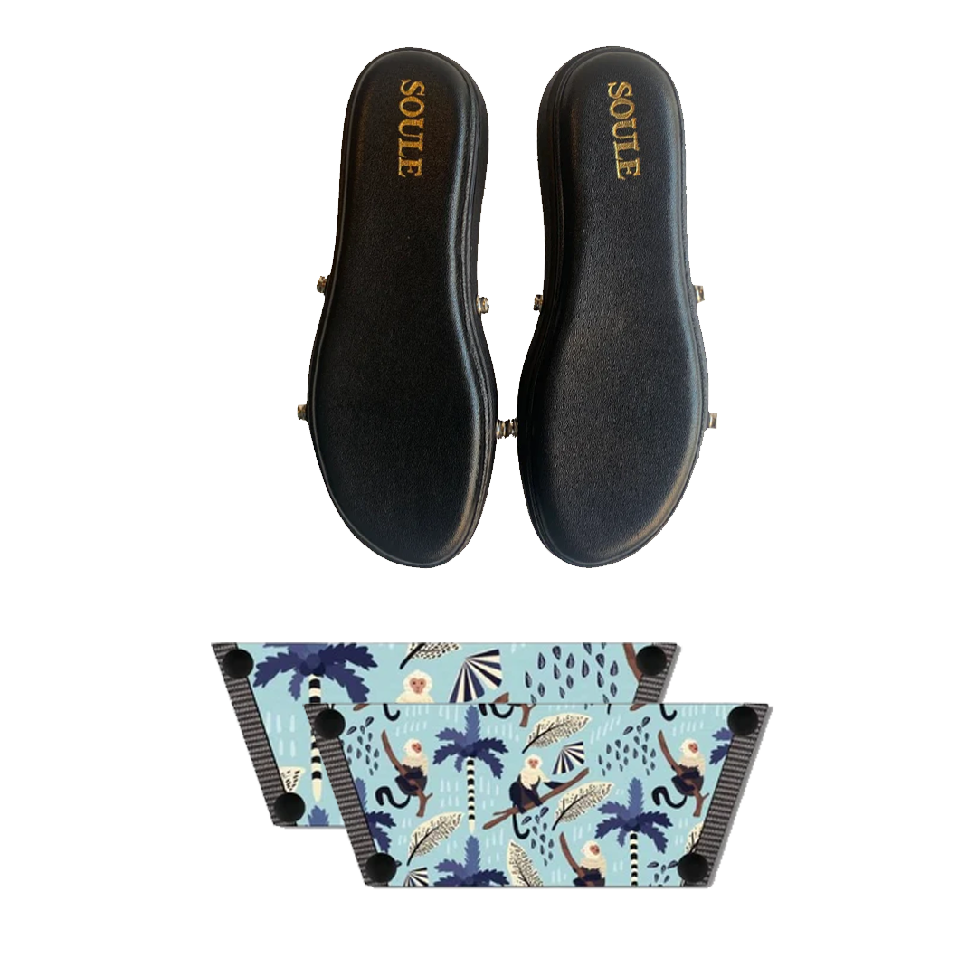 Playful Monkey Combo (1 sole + 1 strap)