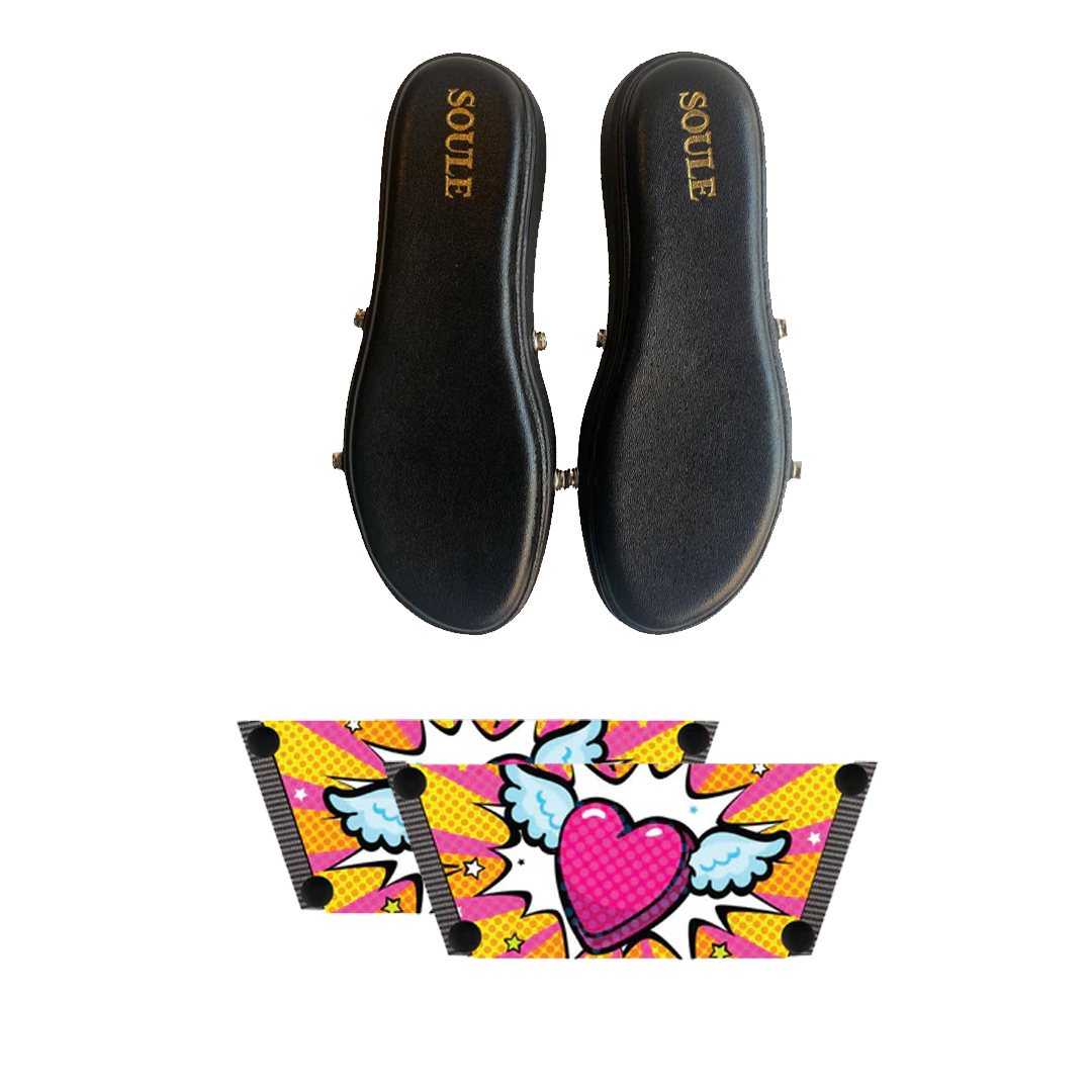 Heart Wings Combo (1 sole + 1 strap)