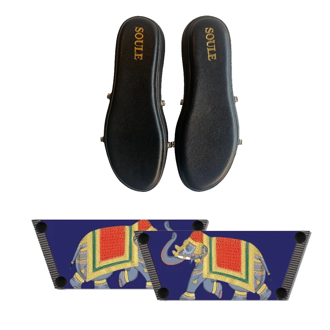 Majestic Elephant (1 sole + 1 strap)
