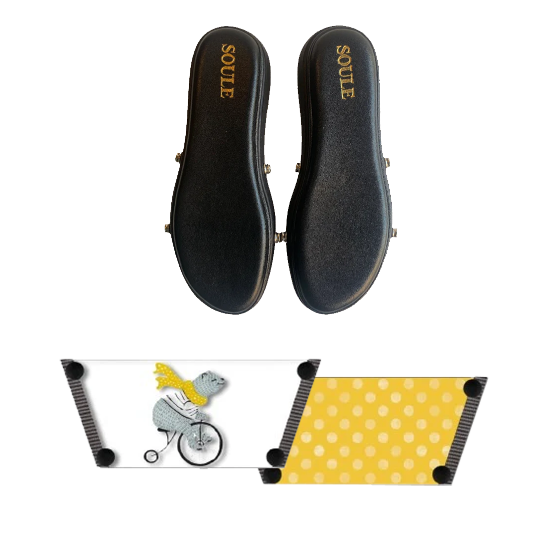 Adorable Bear Cute Women (1 sole + 1 strap)