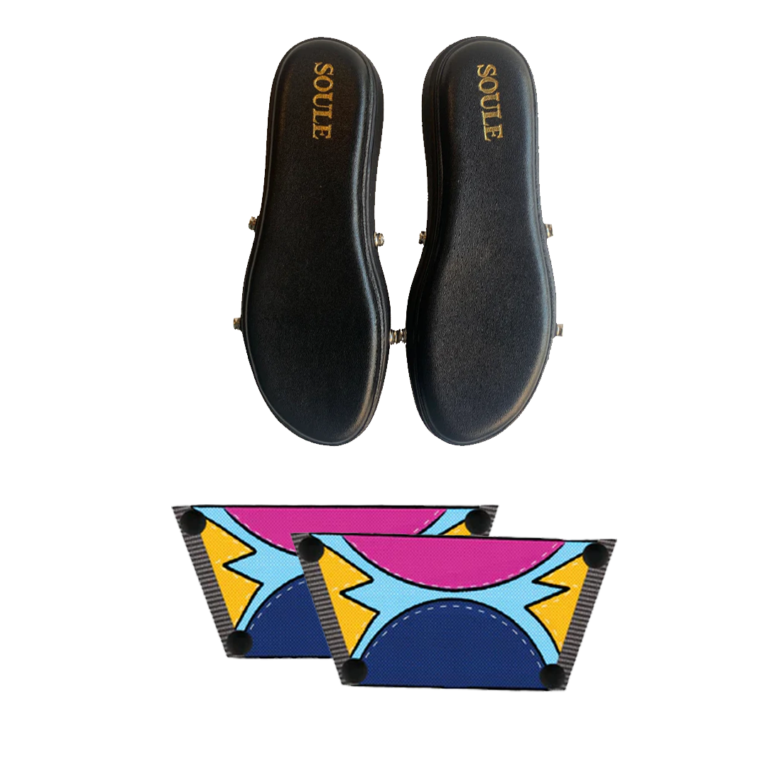 Cosmic Burst Combo (1 sole + 1 strap)