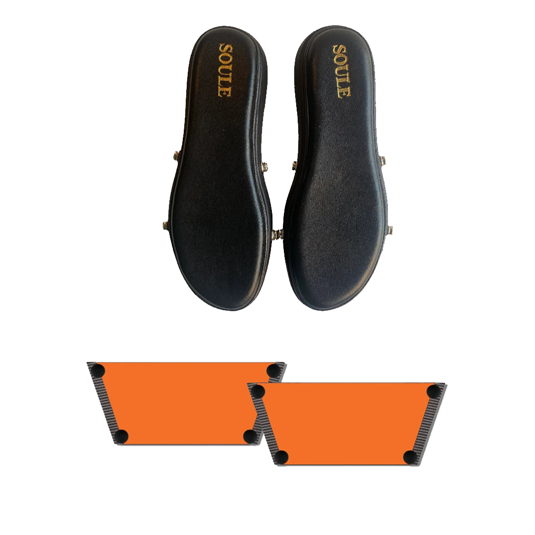 Flare Orange (1 sole + 1 strap)