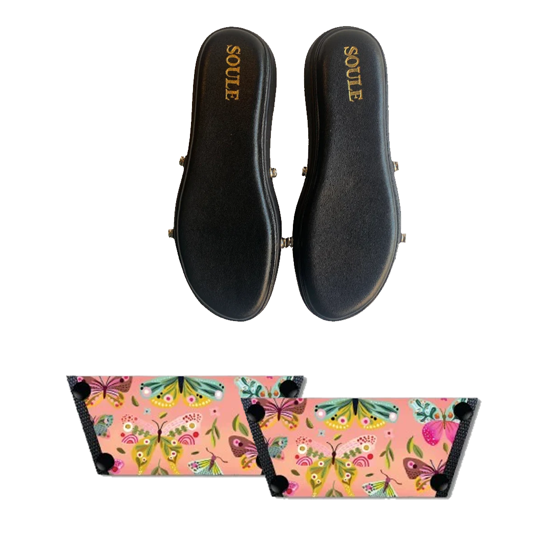 Whimsical Butterfly Women (1 sole + 1 strap)