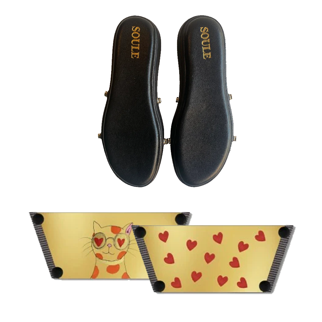 Purr-fectly Adorable (1 sole + 1 strap)