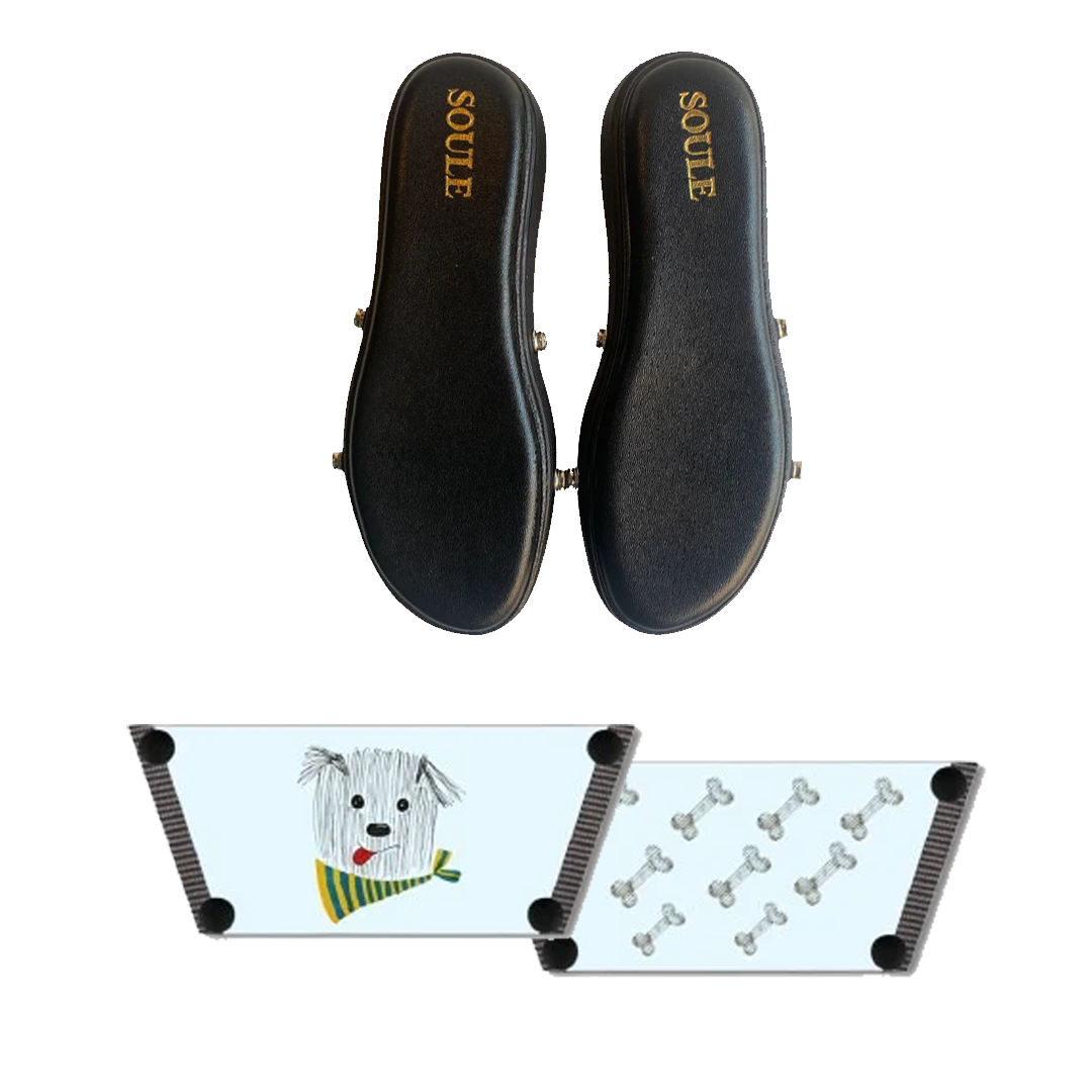 Paws-itively Cute (1 sole + 1 strap)