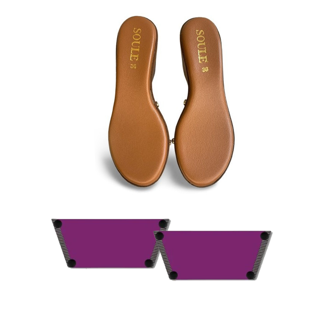 Royal Amethyst (1 sole + 1 strap)