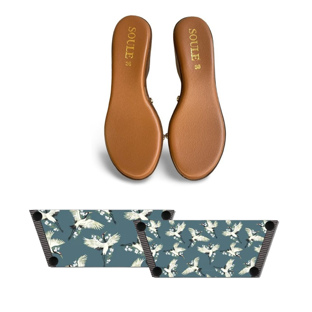 Earthy Birds Women (1 sole + 1 strap)