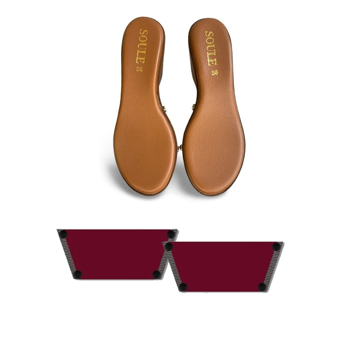 Crimson Majesty (1 sole + 1 strap)