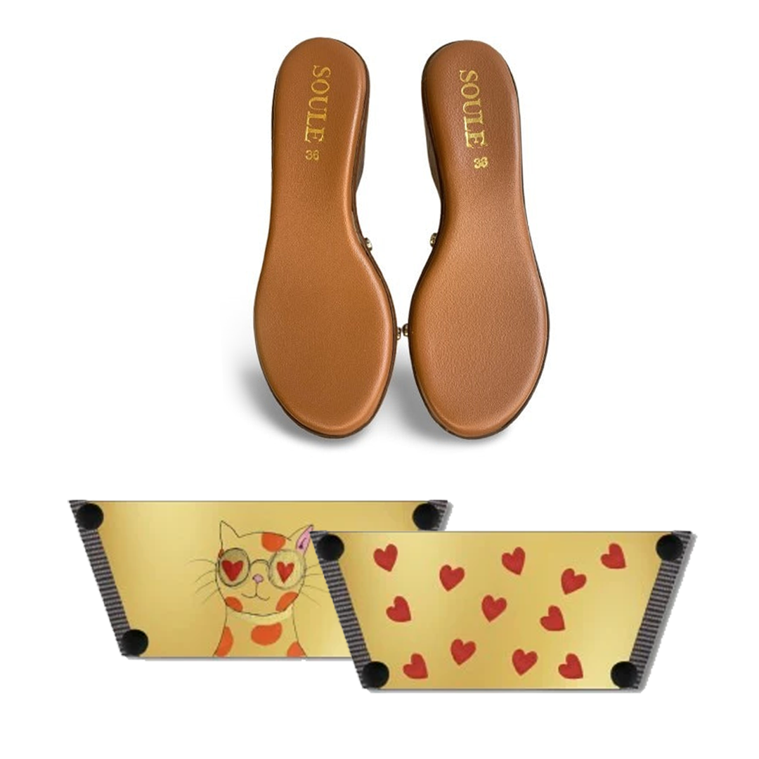 Purr-fectly Adorable (1 sole + 1 strap)