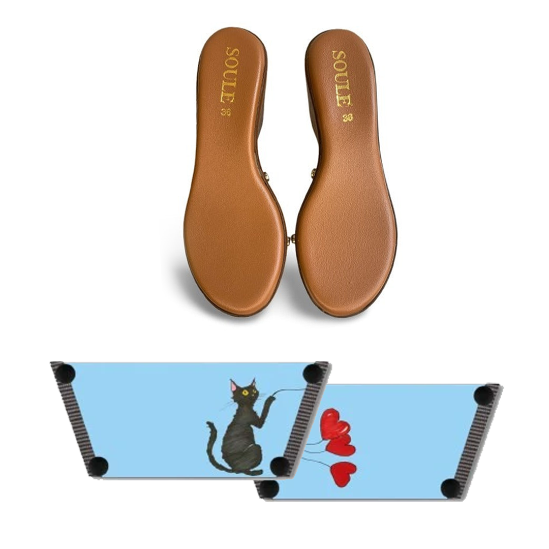Purr fect Cat (1 sole + 1 strap)