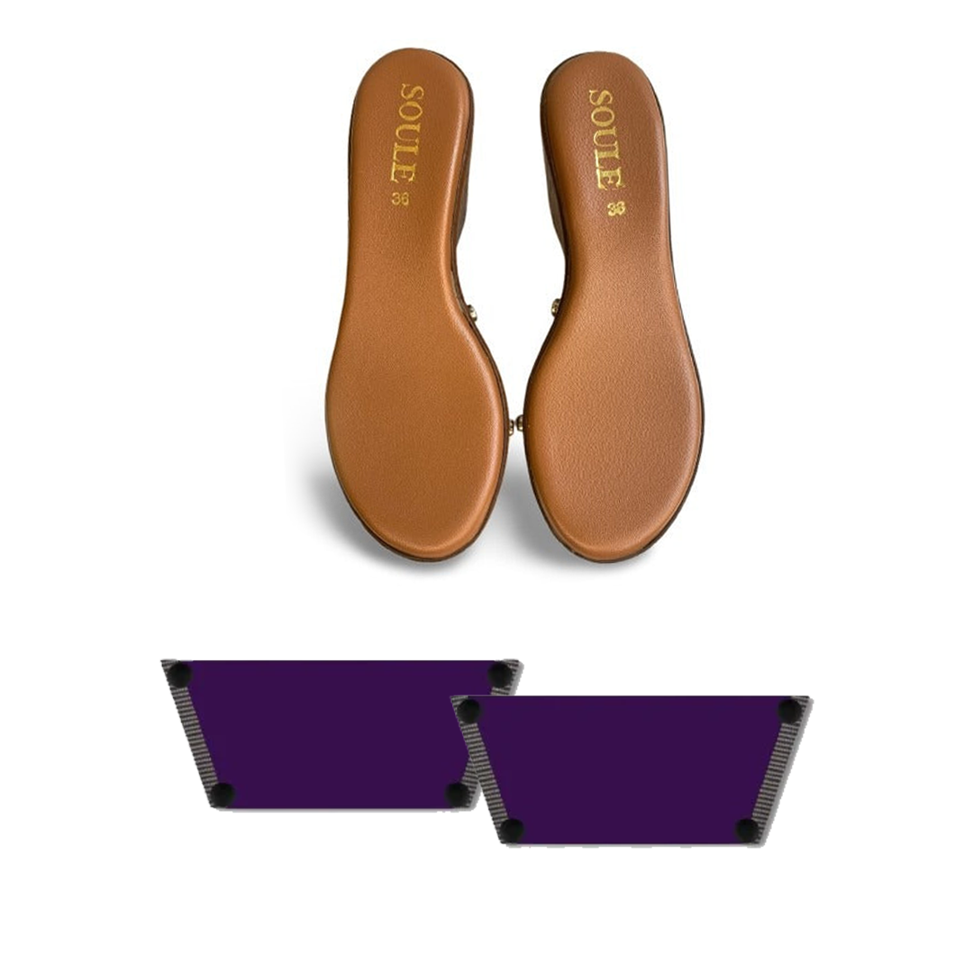 Midnight Plum (1 sole + 1 strap)