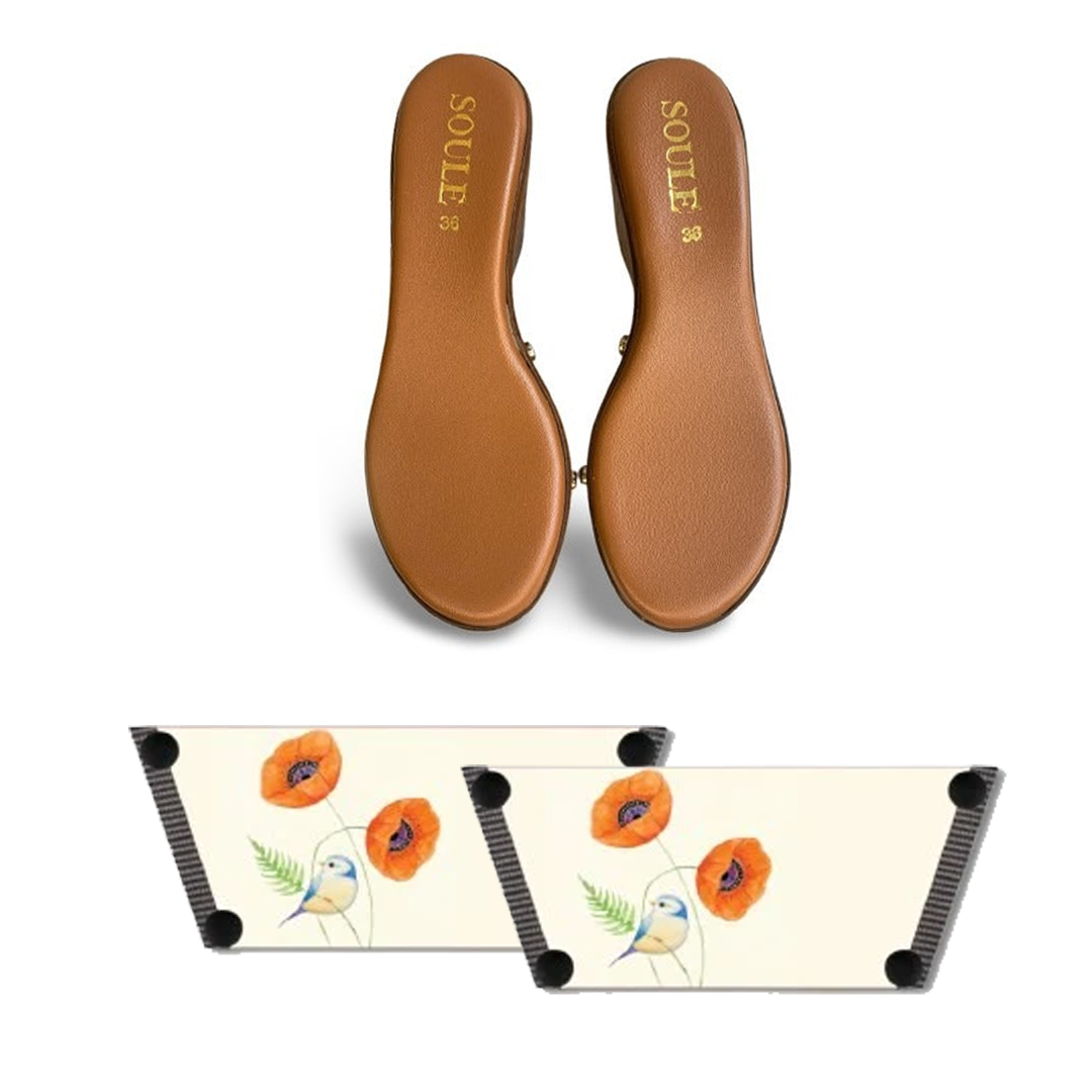 Tiny Bird (1 sole + 1 strap)