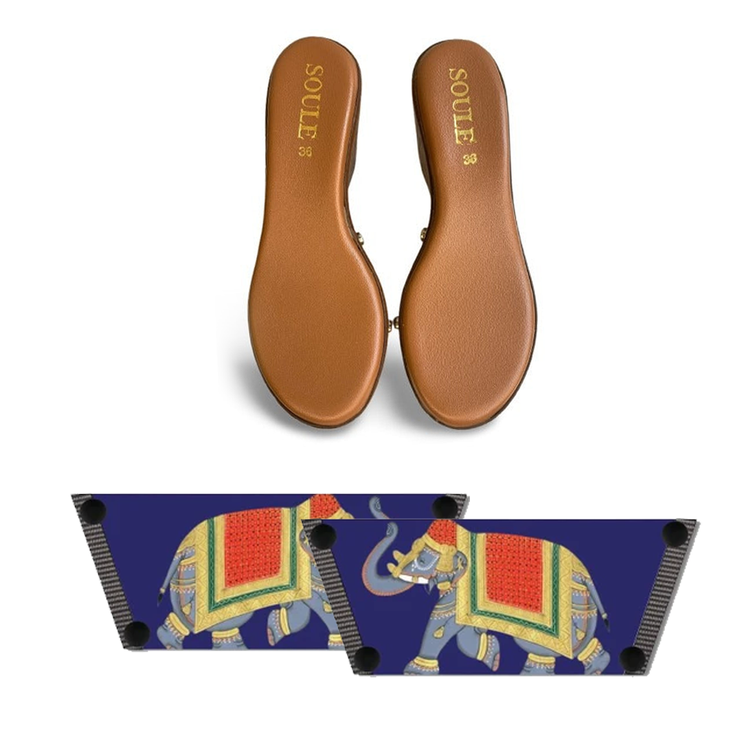 Majestic Elephant (1 sole + 1 strap)
