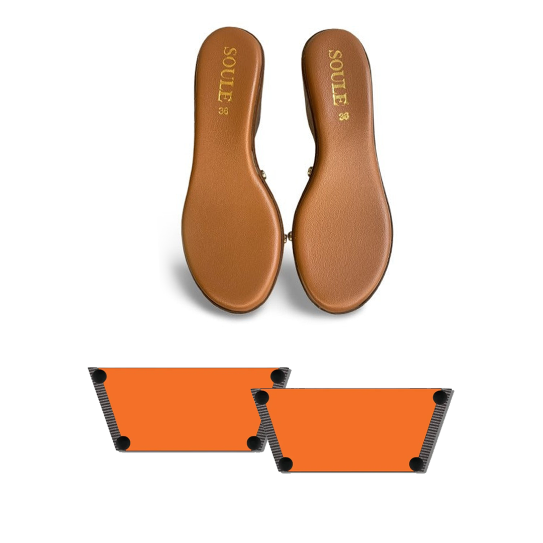 Flare Orange (1 sole + 1 strap)