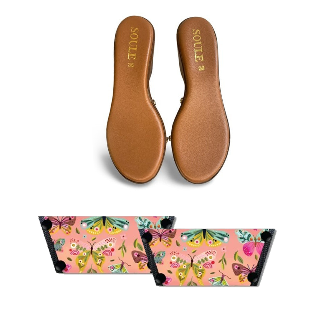 Whimsical Butterfly Women (1 sole + 1 strap)
