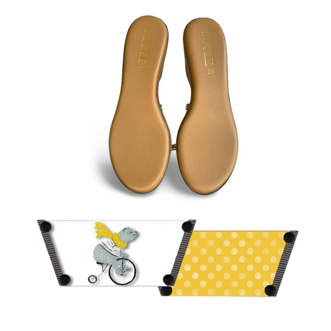 Adorable Bear Cute Women (1 sole + 1 strap)