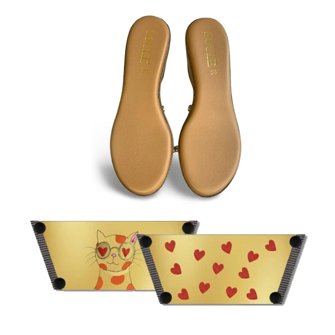 Purr-fectly Adorable (1 sole + 1 strap)