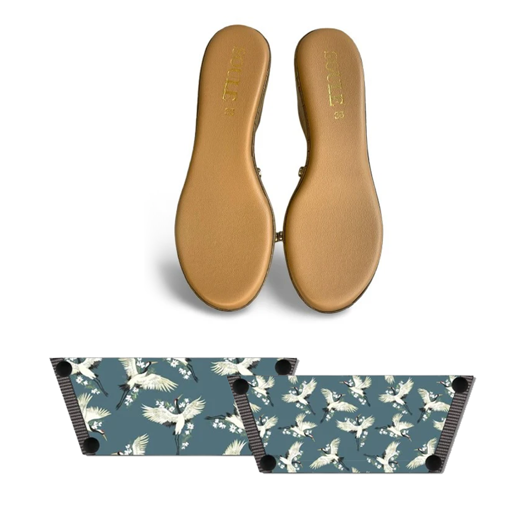 Earthy Birds Women (1 sole + 1 strap)
