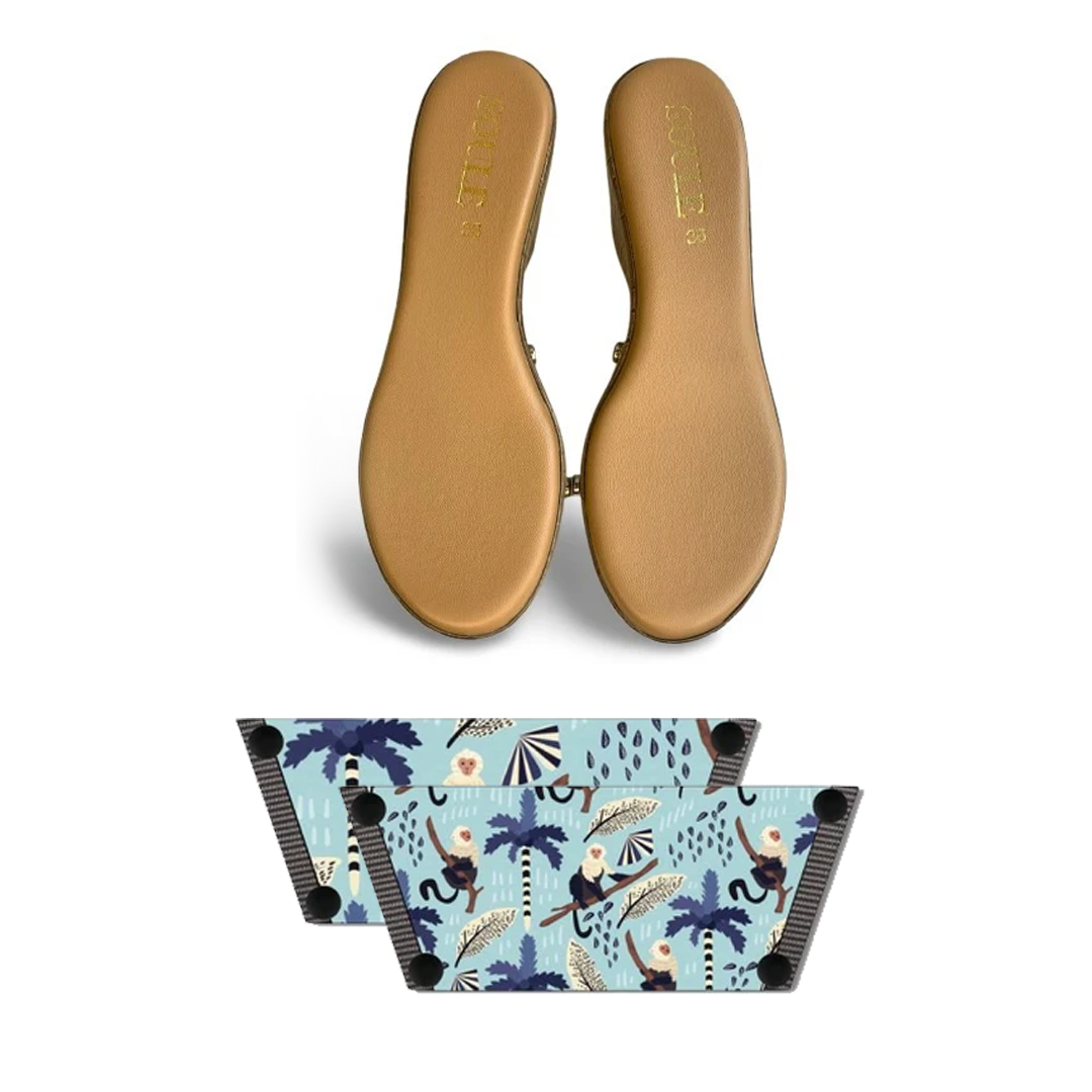 Playful Monkey Combo (1 sole + 1 strap)