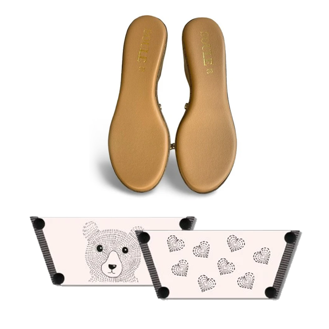 Cute Bear (1 sole + 1 strap)