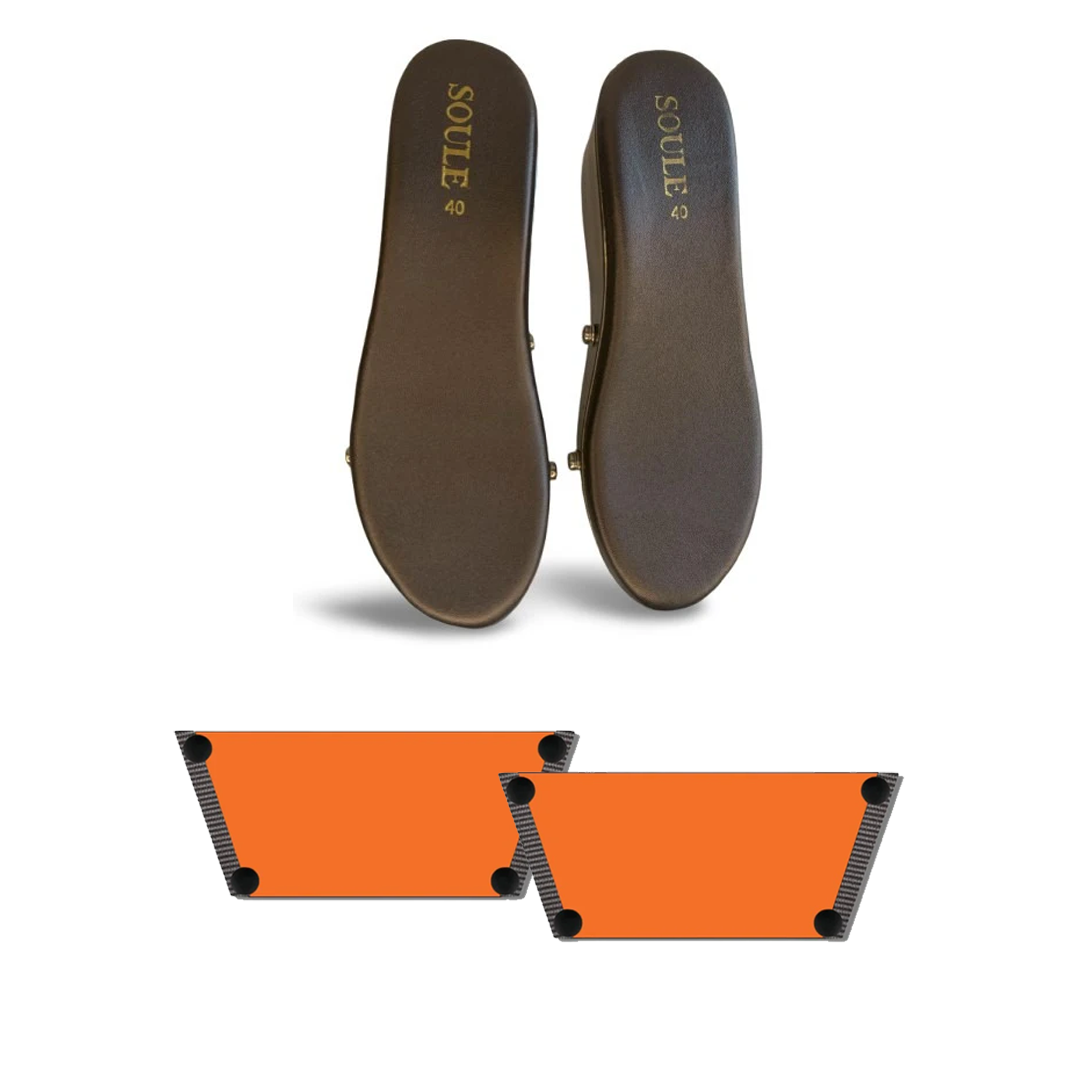 Flare Orange (1 sole + 1 strap)